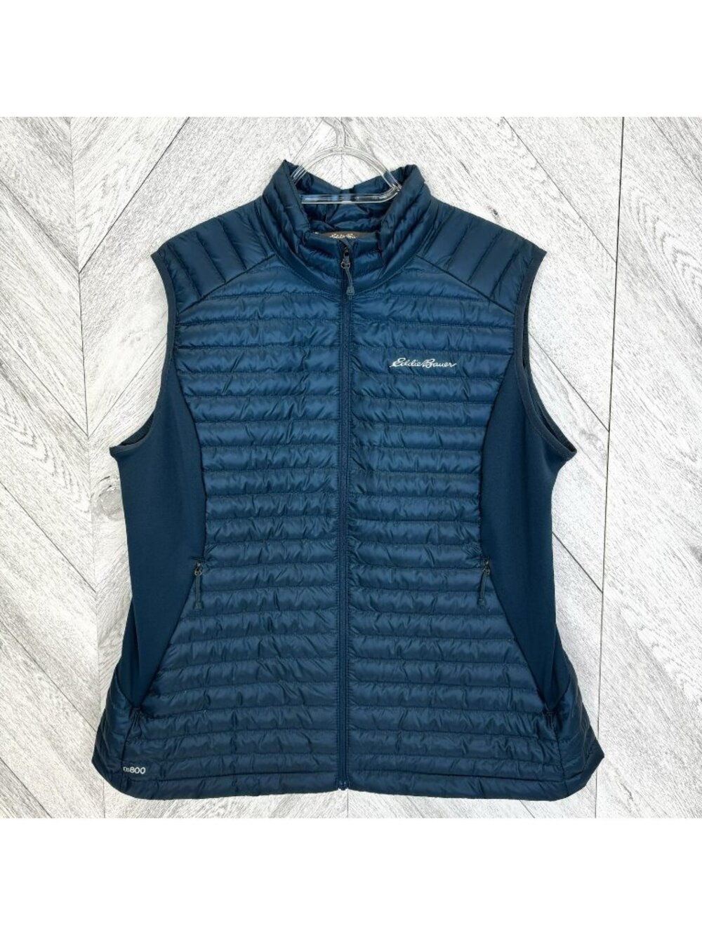 Eddie Bauer First Ascent Down Quilted Puffer Vest Womens Size XL Pertex EB800
